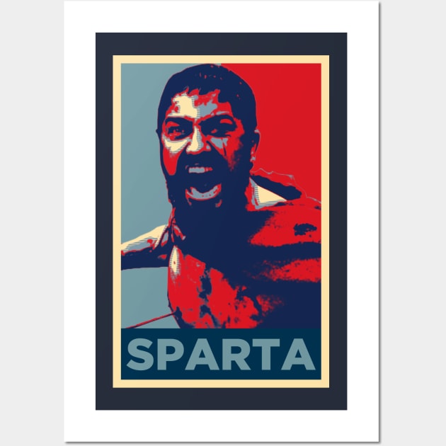 This Is Sparta! 300 Poster Wall Art by scribblejuice